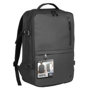NEW Primo Weekender Laptop Bag Unisex 30L Black Water Resistant Travel Backpack